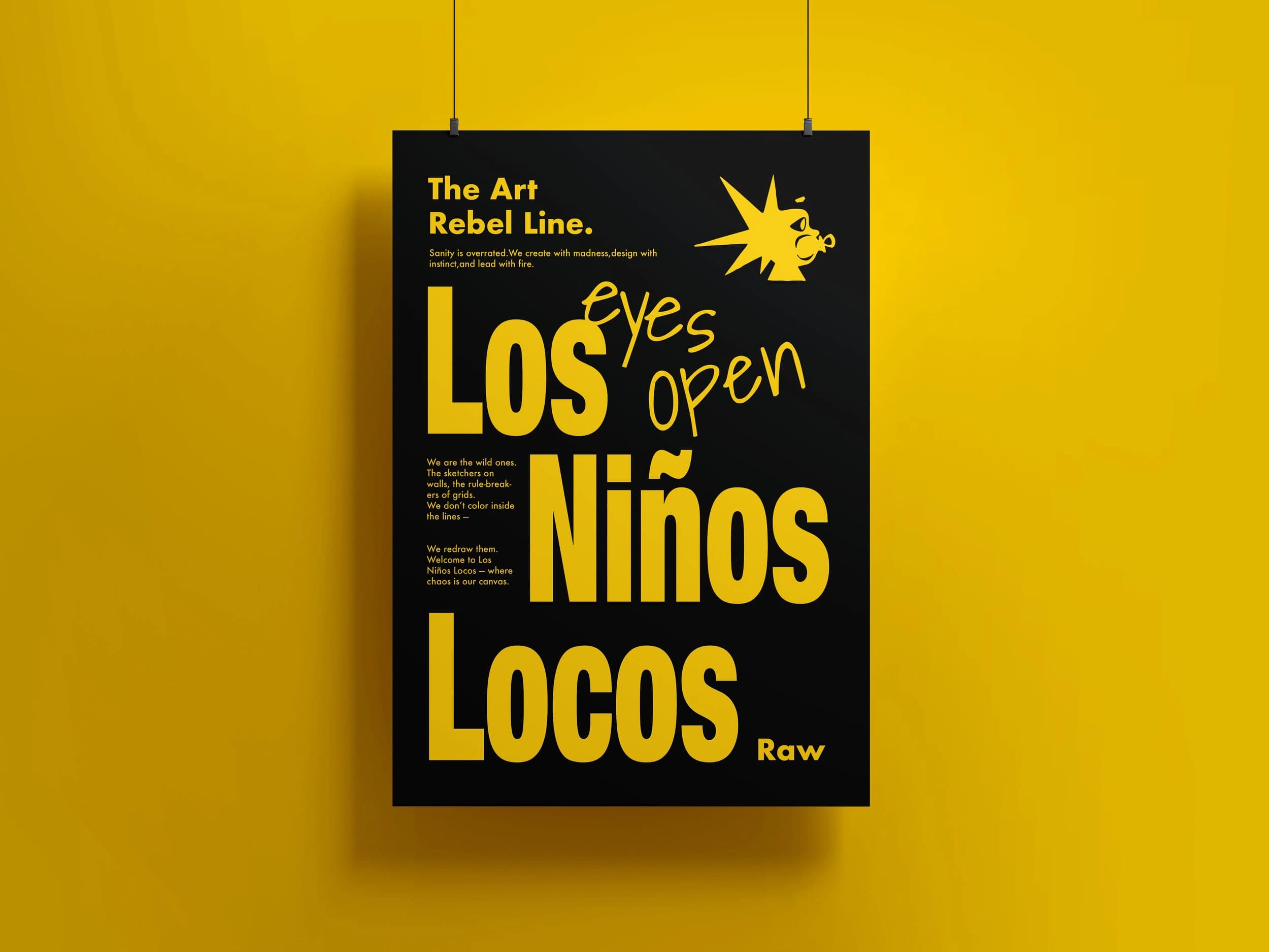 Los Niños Locos brand identity, image 3