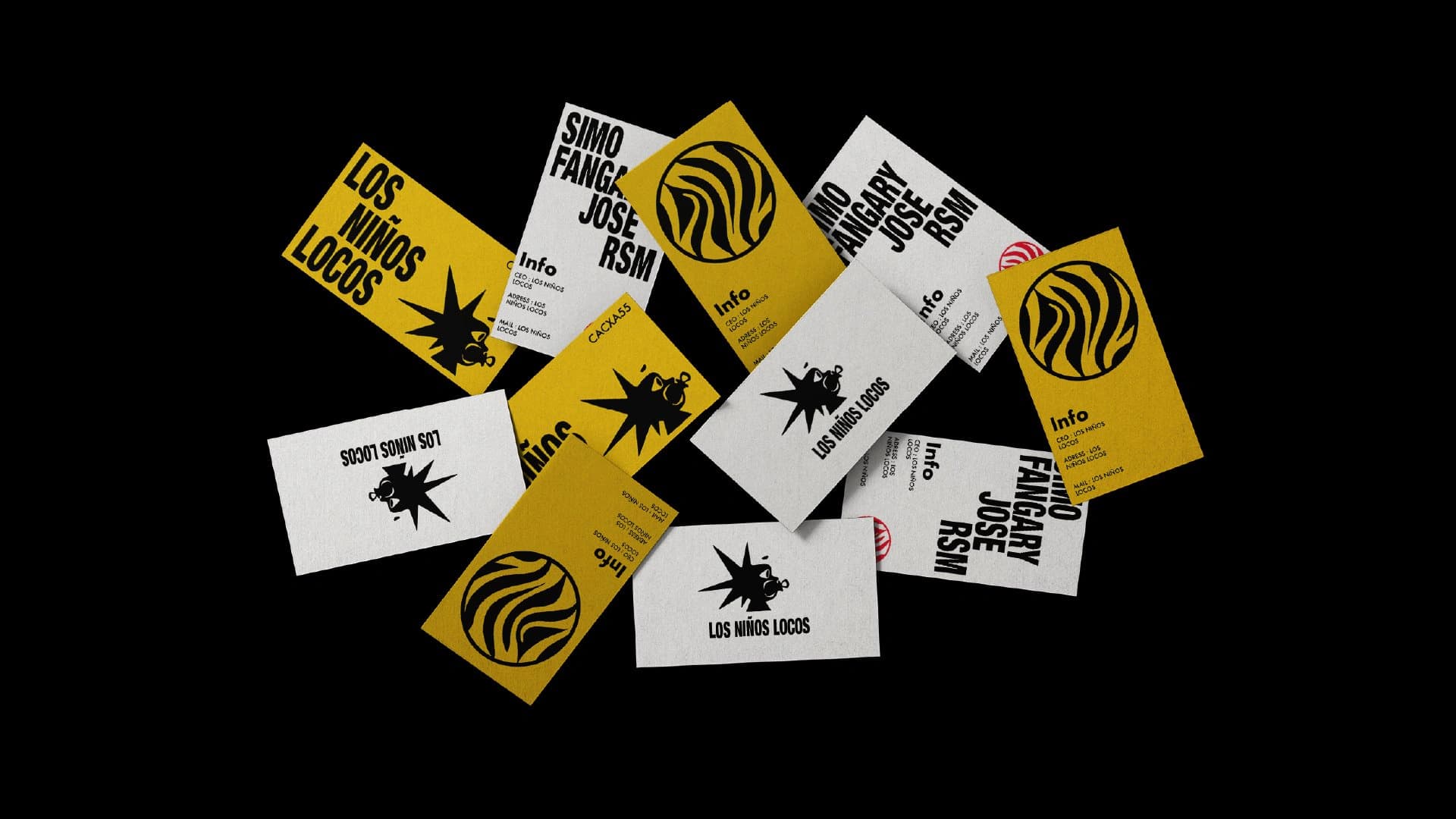 Los Niños Locos brand identity, image 12